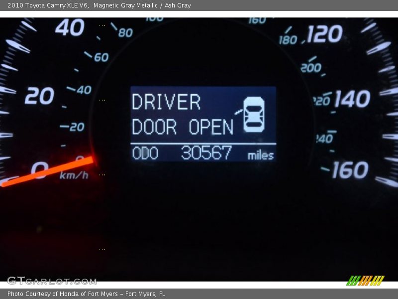 Magnetic Gray Metallic / Ash Gray 2010 Toyota Camry XLE V6
