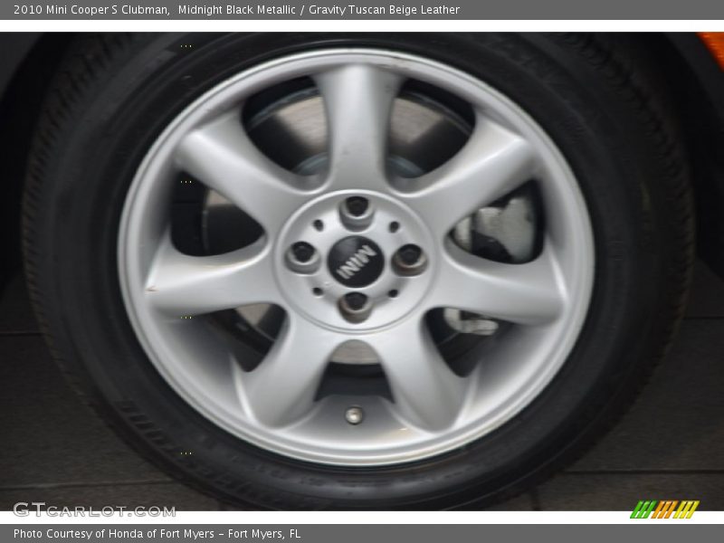 Midnight Black Metallic / Gravity Tuscan Beige Leather 2010 Mini Cooper S Clubman