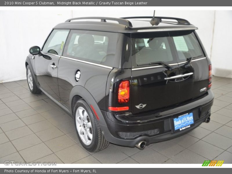 Midnight Black Metallic / Gravity Tuscan Beige Leather 2010 Mini Cooper S Clubman