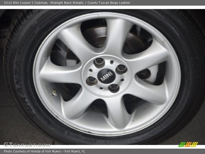 Midnight Black Metallic / Gravity Tuscan Beige Leather 2010 Mini Cooper S Clubman