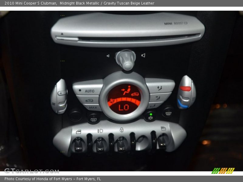 Midnight Black Metallic / Gravity Tuscan Beige Leather 2010 Mini Cooper S Clubman