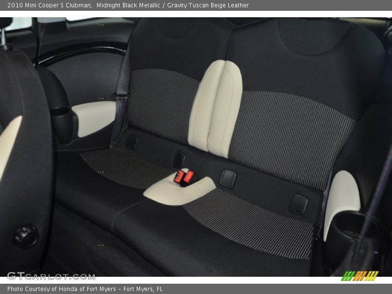 Midnight Black Metallic / Gravity Tuscan Beige Leather 2010 Mini Cooper S Clubman