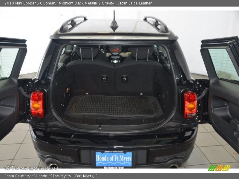 Midnight Black Metallic / Gravity Tuscan Beige Leather 2010 Mini Cooper S Clubman