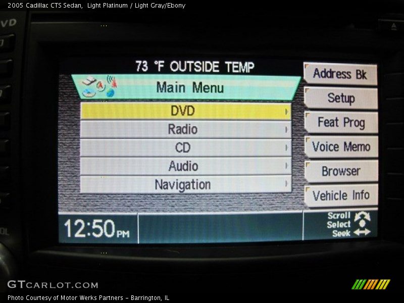 Light Platinum / Light Gray/Ebony 2005 Cadillac CTS Sedan