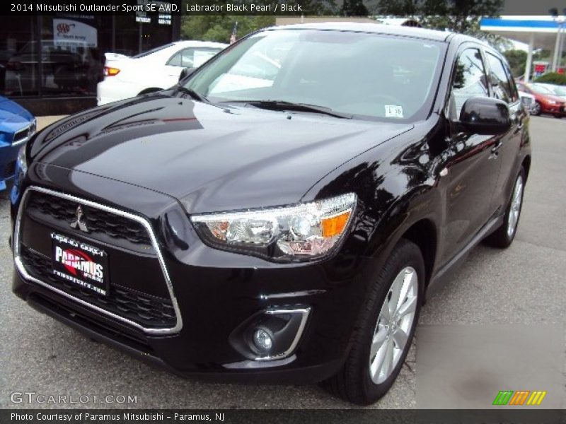 Labrador Black Pearl / Black 2014 Mitsubishi Outlander Sport SE AWD