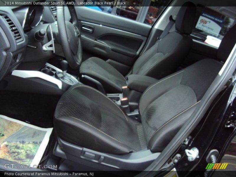 Labrador Black Pearl / Black 2014 Mitsubishi Outlander Sport SE AWD