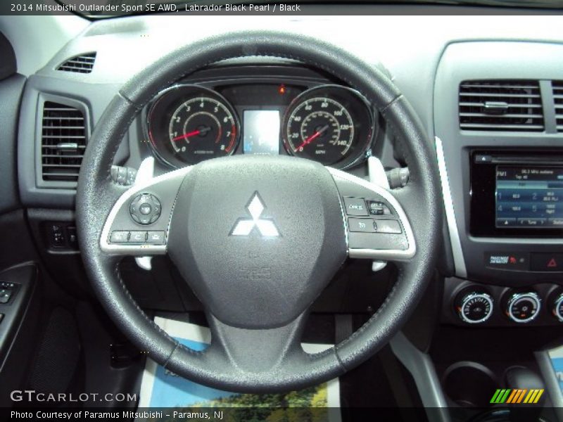 Labrador Black Pearl / Black 2014 Mitsubishi Outlander Sport SE AWD