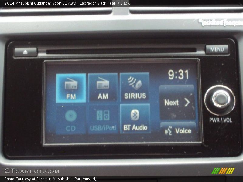 Labrador Black Pearl / Black 2014 Mitsubishi Outlander Sport SE AWD