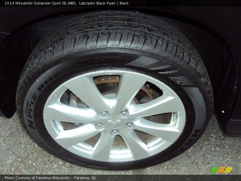 Labrador Black Pearl / Black 2014 Mitsubishi Outlander Sport SE AWD
