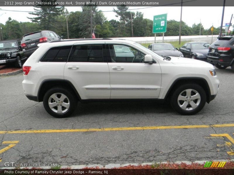 Stone White / Dark Graystone/Medium Graystone 2012 Jeep Grand Cherokee Laredo 4x4