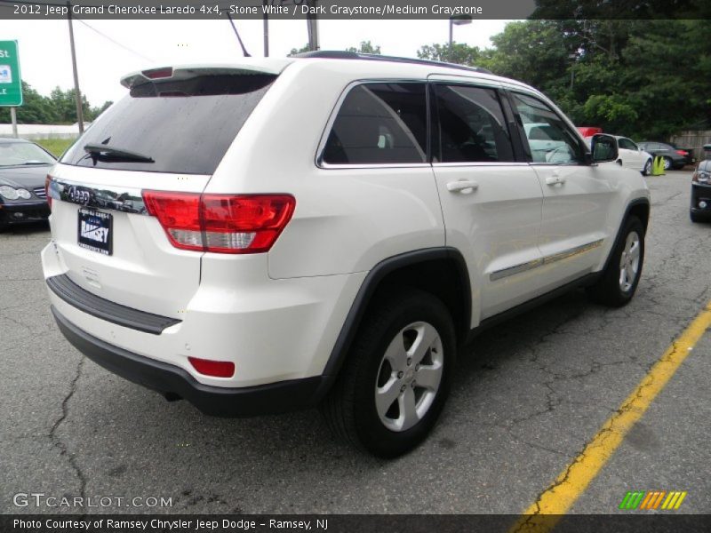 Stone White / Dark Graystone/Medium Graystone 2012 Jeep Grand Cherokee Laredo 4x4