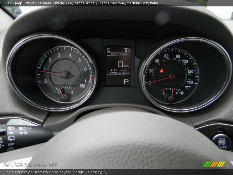 Stone White / Dark Graystone/Medium Graystone 2012 Jeep Grand Cherokee Laredo 4x4