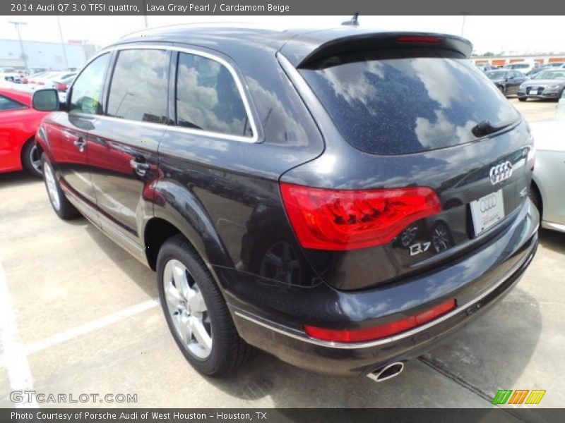 Lava Gray Pearl / Cardamom Beige 2014 Audi Q7 3.0 TFSI quattro