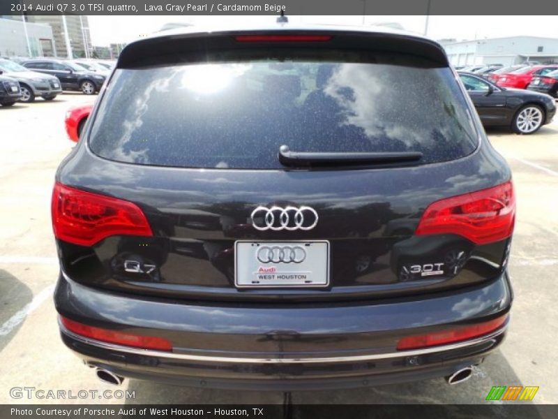 Lava Gray Pearl / Cardamom Beige 2014 Audi Q7 3.0 TFSI quattro