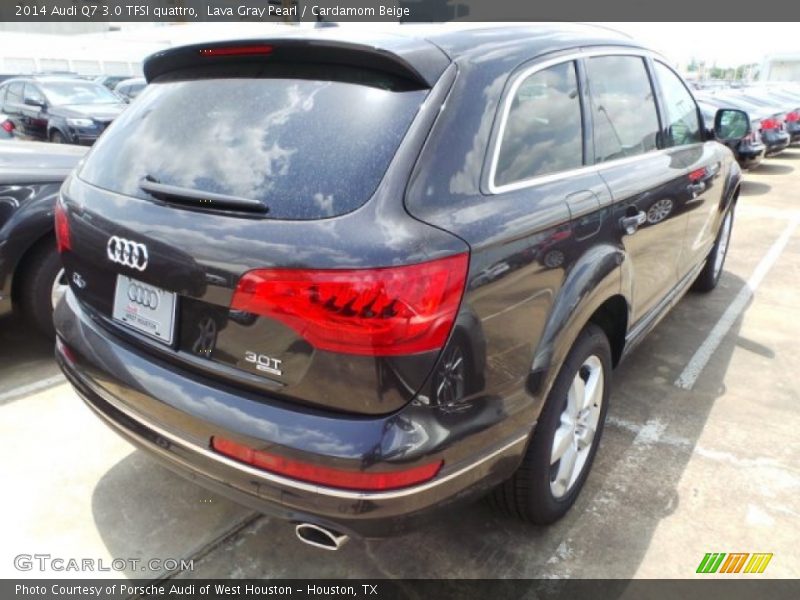 Lava Gray Pearl / Cardamom Beige 2014 Audi Q7 3.0 TFSI quattro