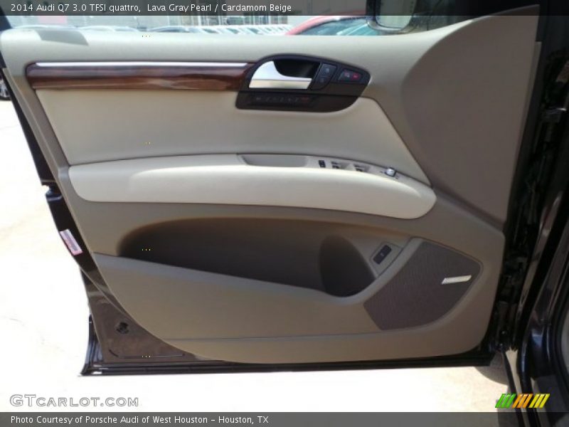 Lava Gray Pearl / Cardamom Beige 2014 Audi Q7 3.0 TFSI quattro