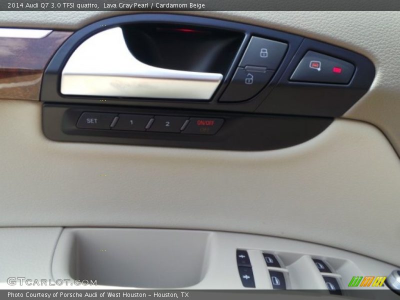 Lava Gray Pearl / Cardamom Beige 2014 Audi Q7 3.0 TFSI quattro