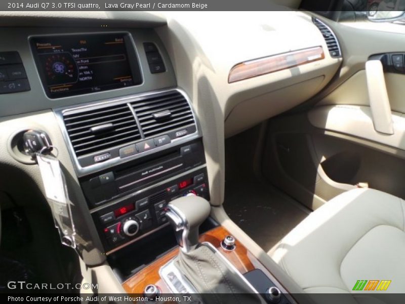Lava Gray Pearl / Cardamom Beige 2014 Audi Q7 3.0 TFSI quattro
