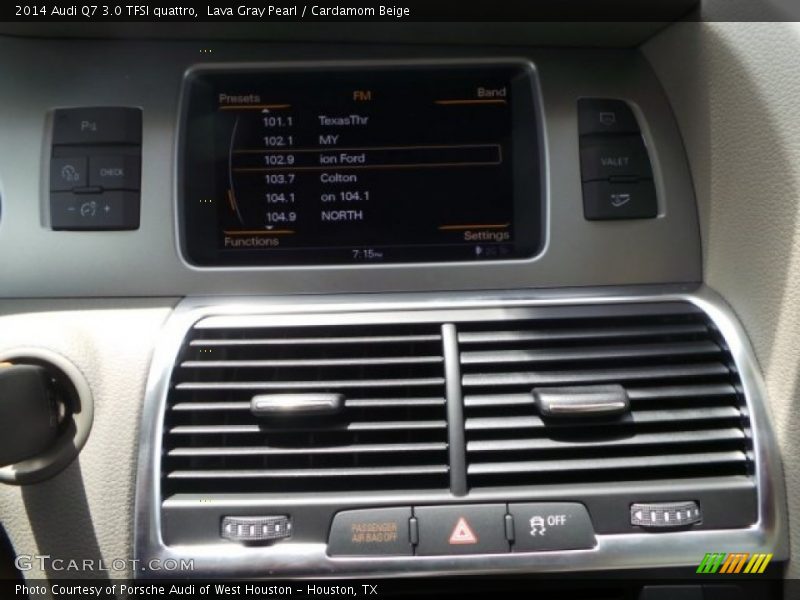 Lava Gray Pearl / Cardamom Beige 2014 Audi Q7 3.0 TFSI quattro