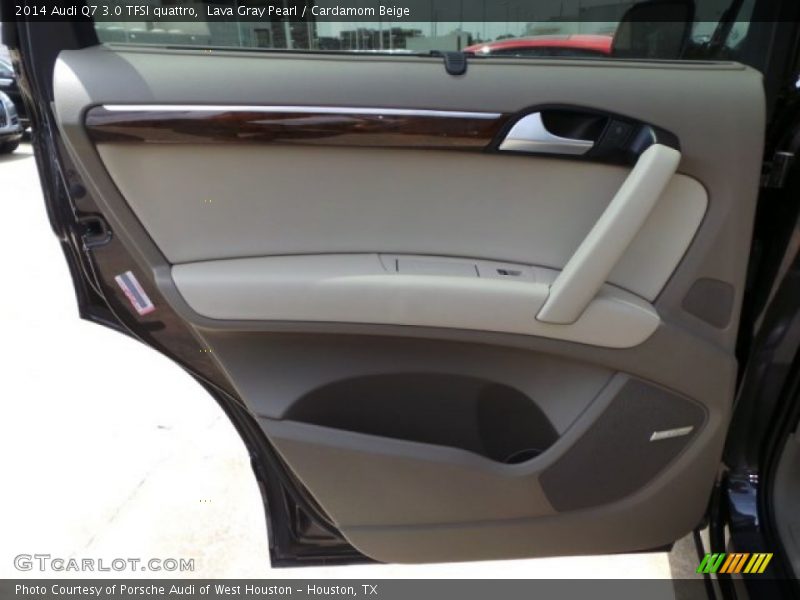 Lava Gray Pearl / Cardamom Beige 2014 Audi Q7 3.0 TFSI quattro