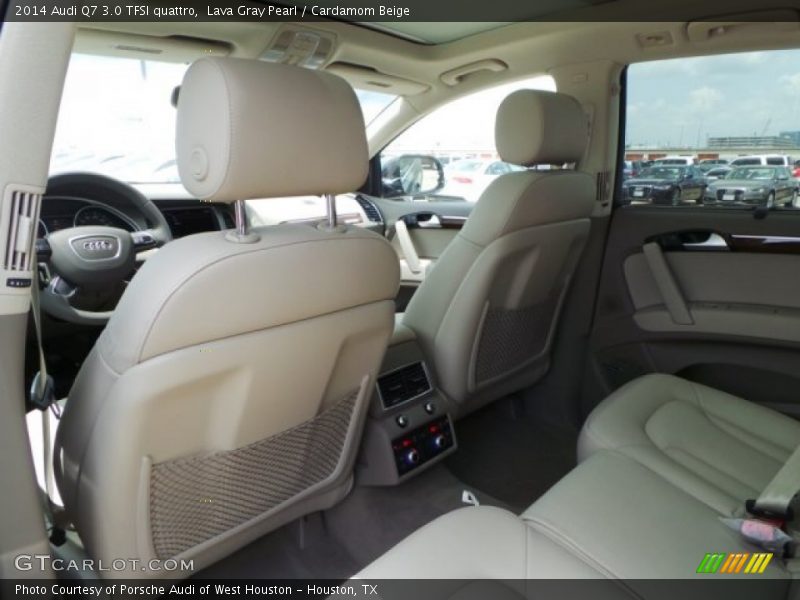 Lava Gray Pearl / Cardamom Beige 2014 Audi Q7 3.0 TFSI quattro