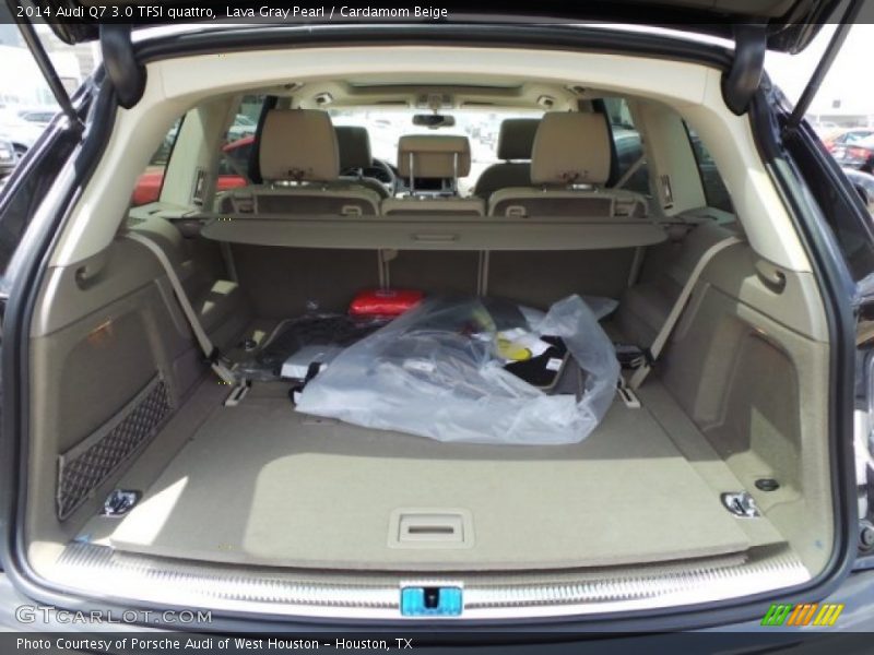 Lava Gray Pearl / Cardamom Beige 2014 Audi Q7 3.0 TFSI quattro