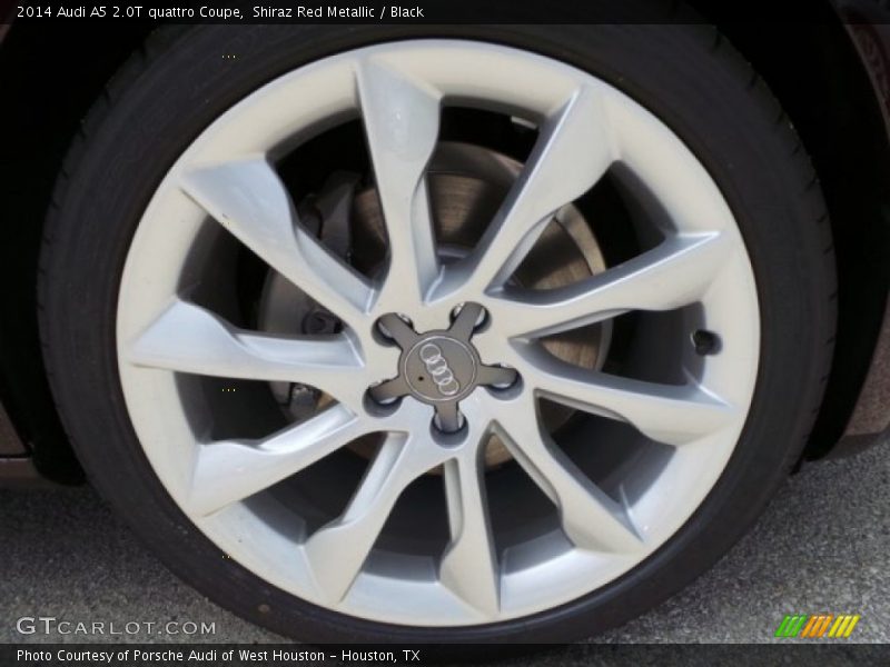 Shiraz Red Metallic / Black 2014 Audi A5 2.0T quattro Coupe