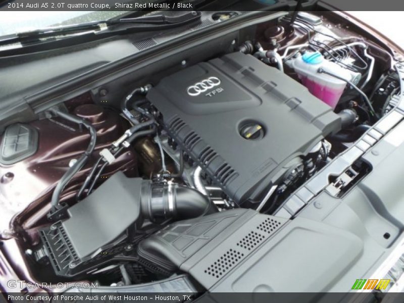 Shiraz Red Metallic / Black 2014 Audi A5 2.0T quattro Coupe
