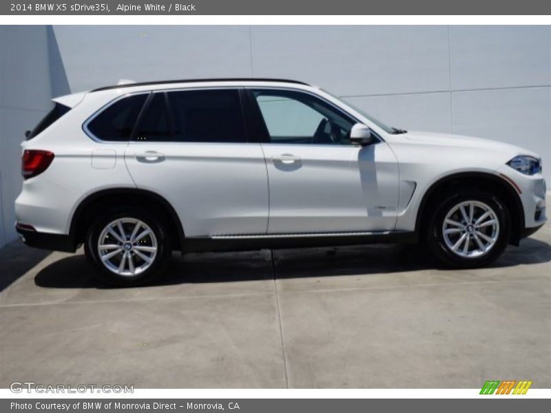 Alpine White / Black 2014 BMW X5 sDrive35i