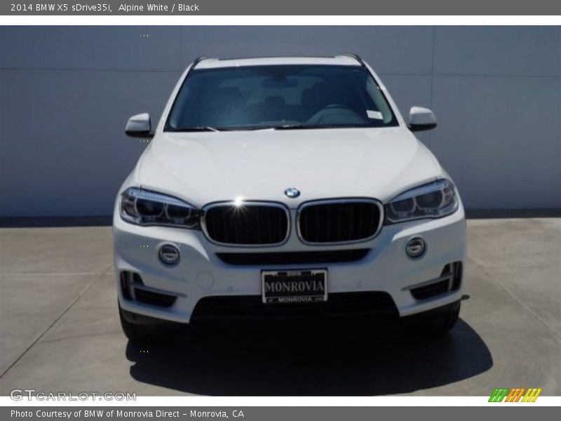 Alpine White / Black 2014 BMW X5 sDrive35i