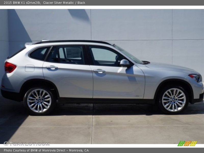 Glacier Silver Metallic / Black 2015 BMW X1 sDrive28i
