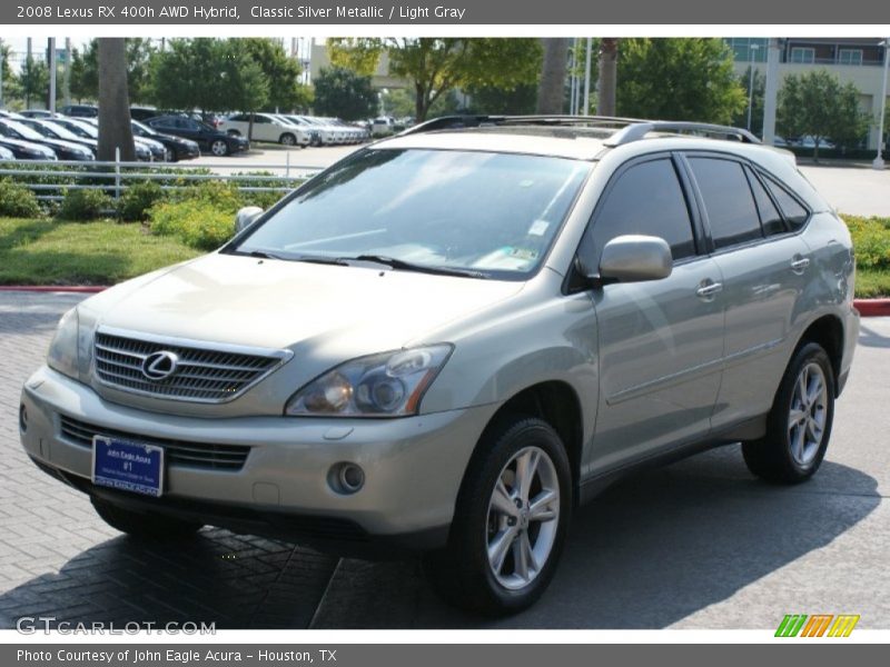 Classic Silver Metallic / Light Gray 2008 Lexus RX 400h AWD Hybrid