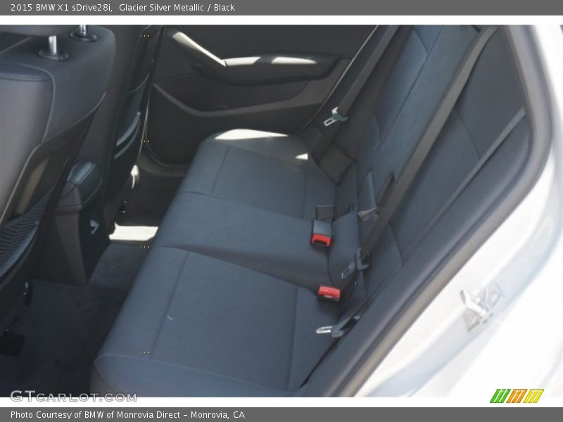 Glacier Silver Metallic / Black 2015 BMW X1 sDrive28i