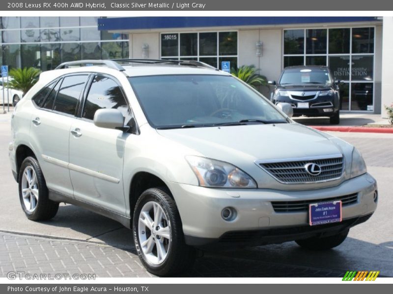 Classic Silver Metallic / Light Gray 2008 Lexus RX 400h AWD Hybrid