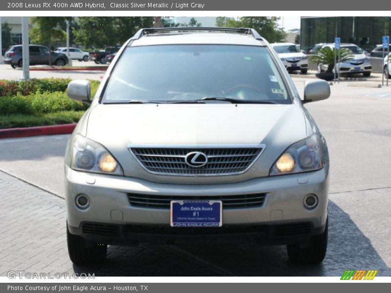 Classic Silver Metallic / Light Gray 2008 Lexus RX 400h AWD Hybrid