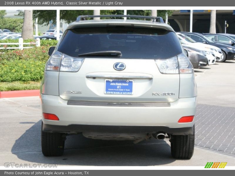 Classic Silver Metallic / Light Gray 2008 Lexus RX 400h AWD Hybrid