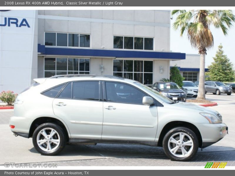 Classic Silver Metallic / Light Gray 2008 Lexus RX 400h AWD Hybrid