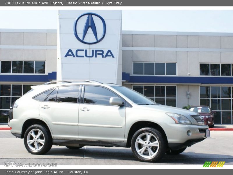 Classic Silver Metallic / Light Gray 2008 Lexus RX 400h AWD Hybrid
