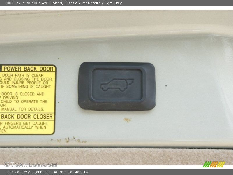 Classic Silver Metallic / Light Gray 2008 Lexus RX 400h AWD Hybrid
