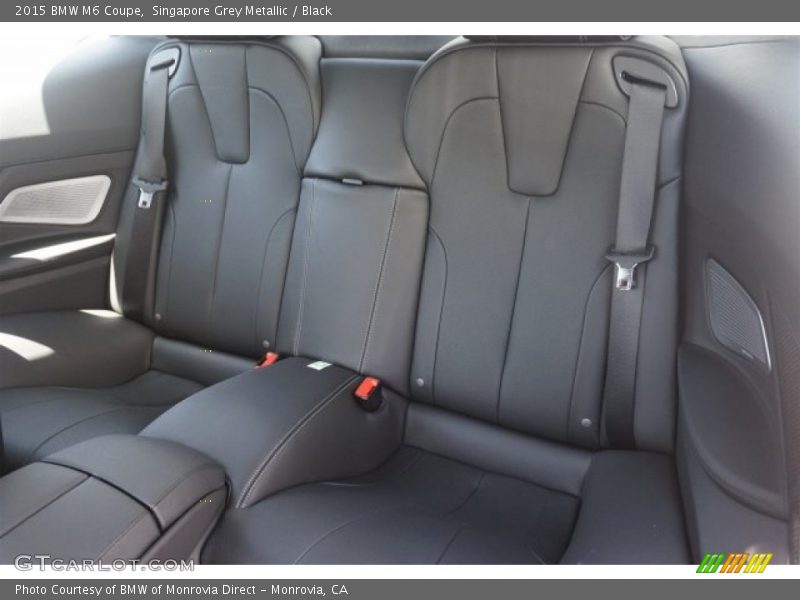 Rear Seat of 2015 M6 Coupe