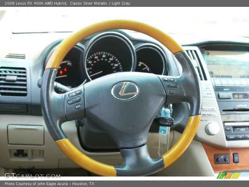 Classic Silver Metallic / Light Gray 2008 Lexus RX 400h AWD Hybrid