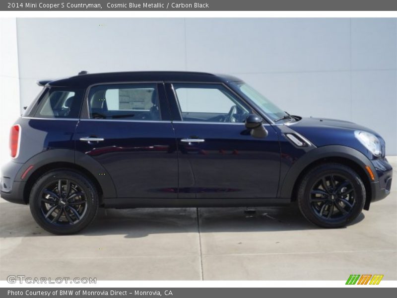 Cosmic Blue Metallic / Carbon Black 2014 Mini Cooper S Countryman