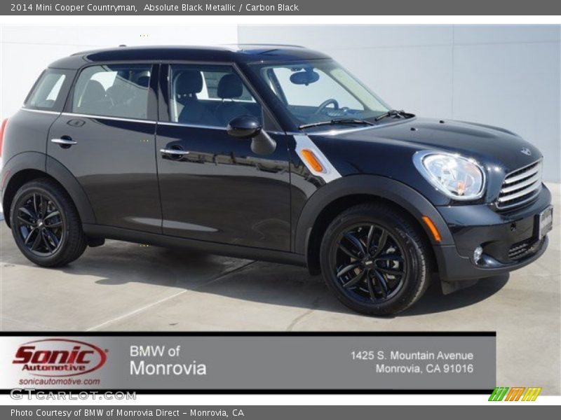Absolute Black Metallic / Carbon Black 2014 Mini Cooper Countryman