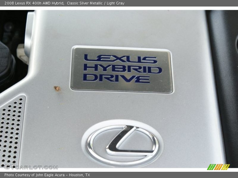 Classic Silver Metallic / Light Gray 2008 Lexus RX 400h AWD Hybrid