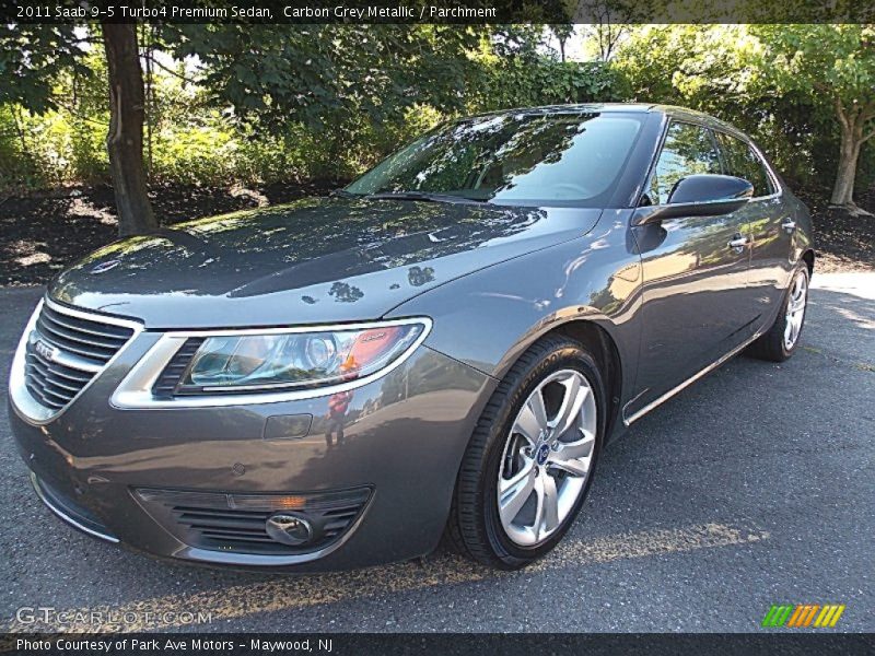 Carbon Grey Metallic / Parchment 2011 Saab 9-5 Turbo4 Premium Sedan