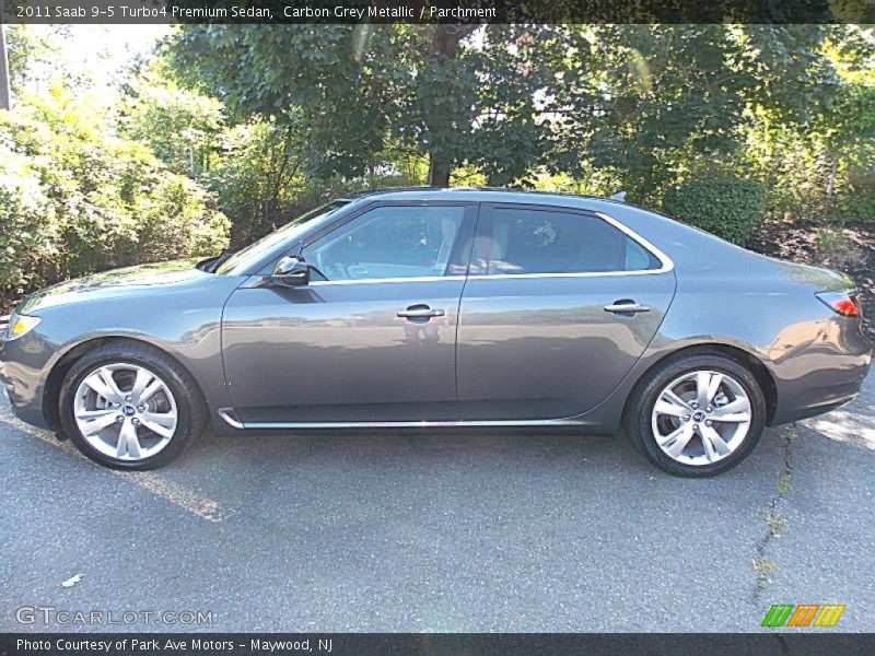 Carbon Grey Metallic / Parchment 2011 Saab 9-5 Turbo4 Premium Sedan