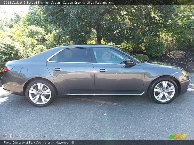 Carbon Grey Metallic / Parchment 2011 Saab 9-5 Turbo4 Premium Sedan