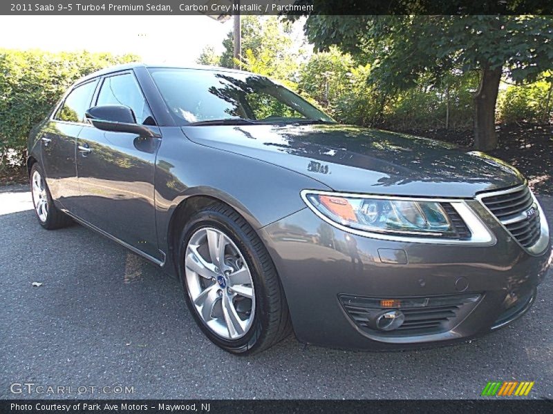 Carbon Grey Metallic / Parchment 2011 Saab 9-5 Turbo4 Premium Sedan