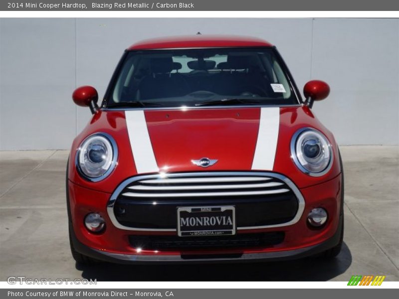 Blazing Red Metallic / Carbon Black 2014 Mini Cooper Hardtop