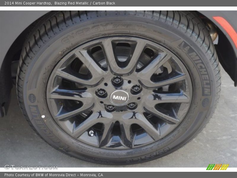 Blazing Red Metallic / Carbon Black 2014 Mini Cooper Hardtop